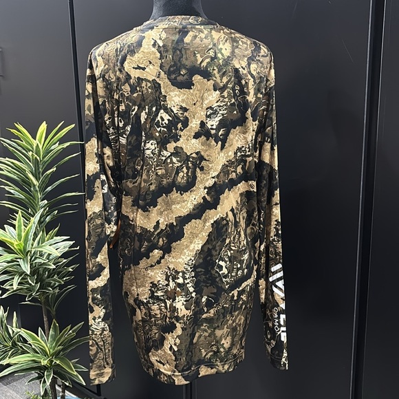 Veil Camo Whitetail/Black,Moisture Wicking, UPF 50 Performance Tee, Hunting,Camo - Picture 5 of 11